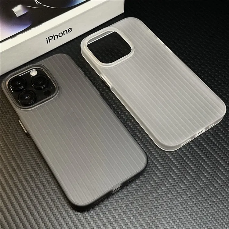 欧克里里高级轻奢瓦楞纹适用iphone16promax苹果15手机壳13/12/11