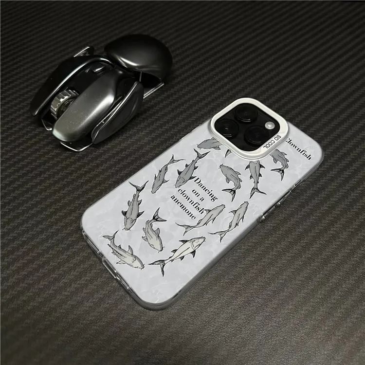 一群鱼适用iPhone15/16/17创意手机壳苹果vivo华为小米oppo软套