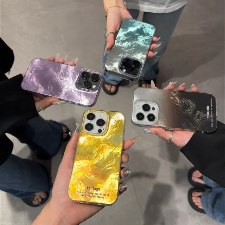 欧克里里简约晕染适用苹果15/16promax漩涡壳华为小米14oppo多色