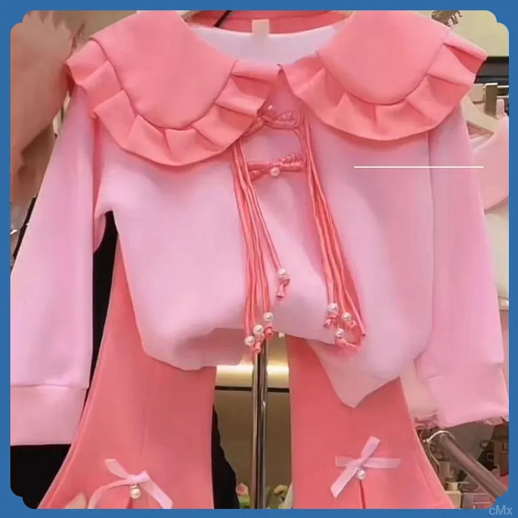 新款女童秋季套装小女孩洋气套装春秋女童网红套装2024秋季新款女