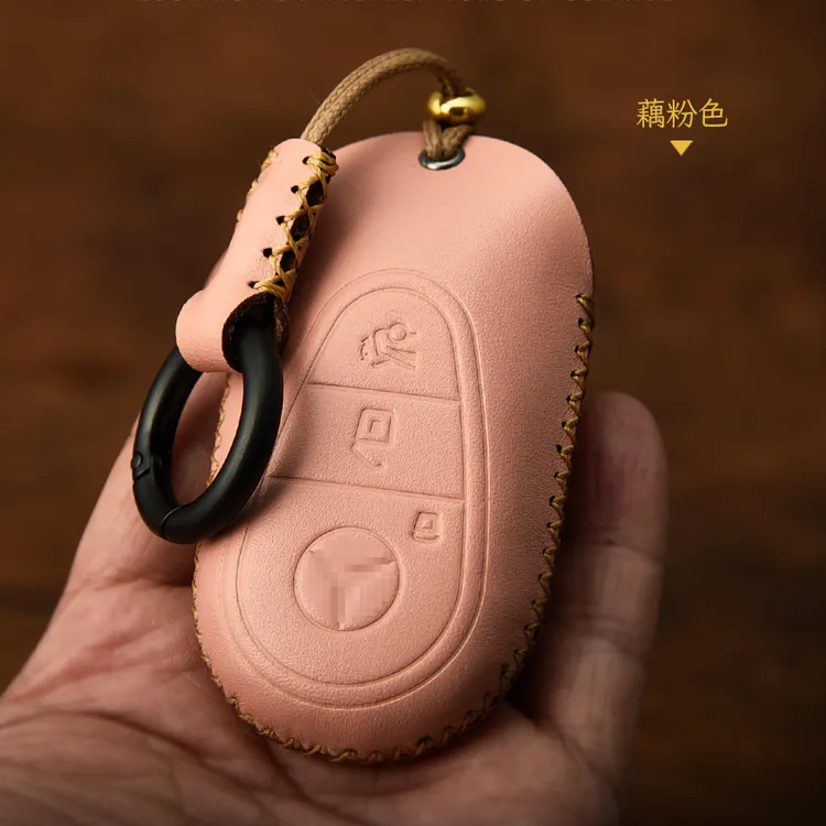 奔驰E300L E260 C200C260L CLS GLC GLE GLS钥匙套真皮手工扣包壳