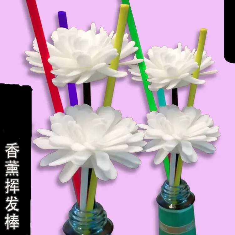 【升级黑白60支//彩色80支加2花】挥发棒香薰夏日DIY花露水扩香棒