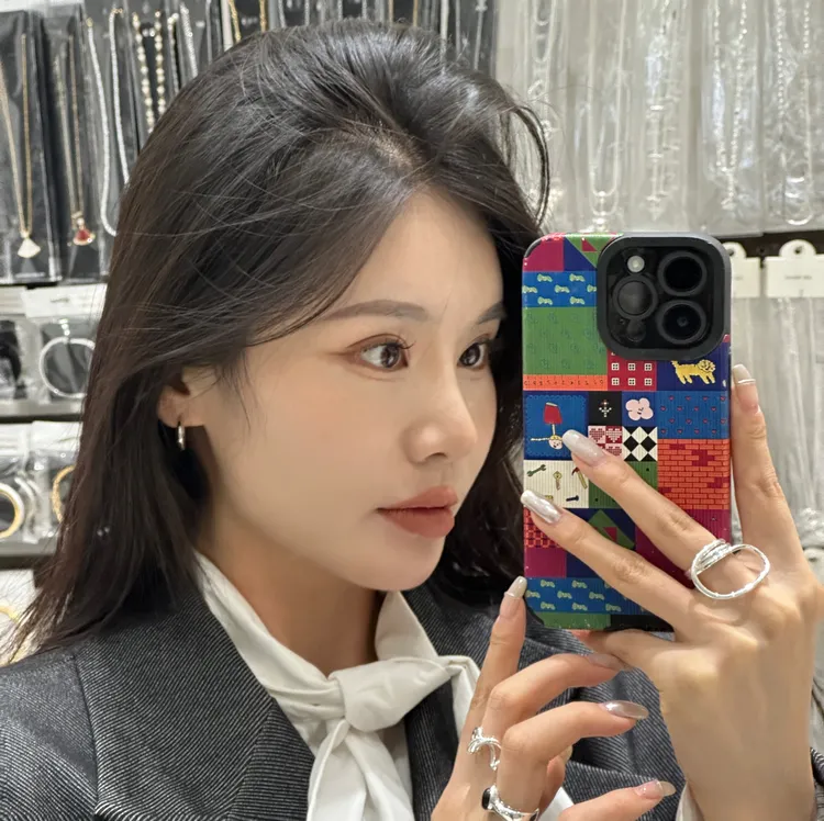 合金耳饰 经典极简百搭圈圈耳扣金银两色四个大小