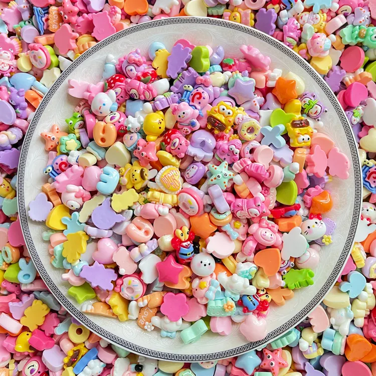 【唯美优选】亮面高品质迷你diy贴片奶油胶树脂手工女生配件