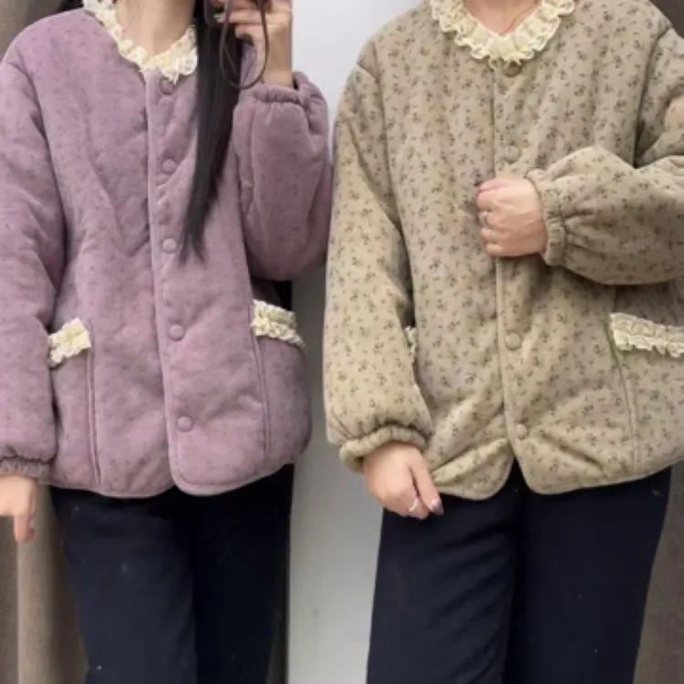 【原版原货】韩系碎花女士可外穿家居服冬季