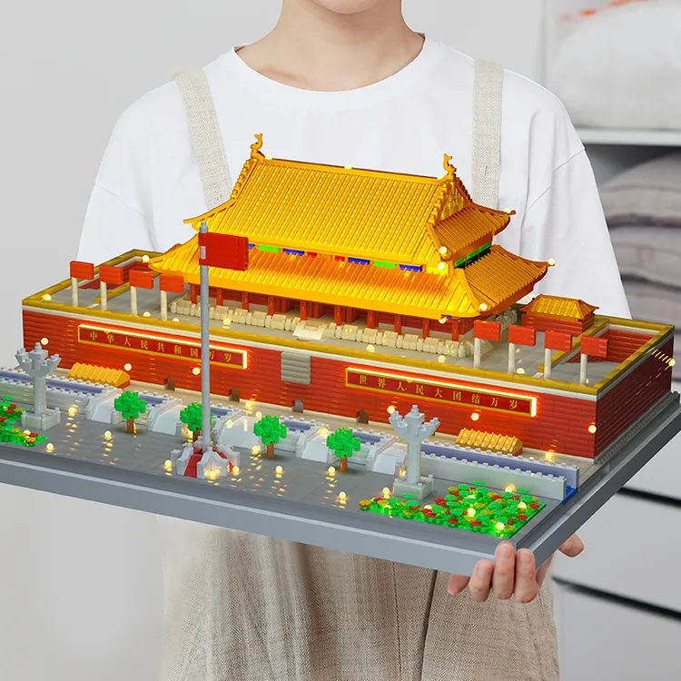 儿童手工diy制作材料天安门模型益智玩具小学生8岁爱国主题男孩子