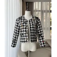  【晨老板】~ceilina【爱的独白】手工千鸟格子粗花呢外套79235012