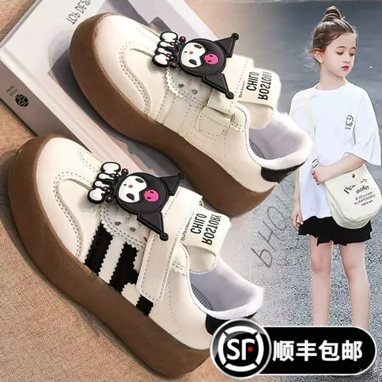 HAL.DUCK冬天童鞋库洛米女童鞋子2024新款秋款儿童运动鞋女孩宝宝