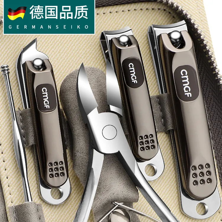 德国指甲刀套装家用指甲剪斜口高档甲沟专用修甲工具炎大号鹰嘴钳