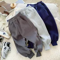 儿童运动裤2025春秋新款男童休闲运动长裤宝宝简约时尚百搭卫裤