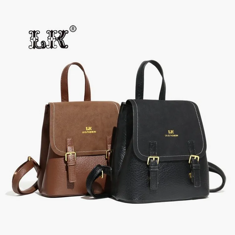 【送小包】2024时尚百搭上班通勤潮流包包双肩包轻奢高档休闲背包