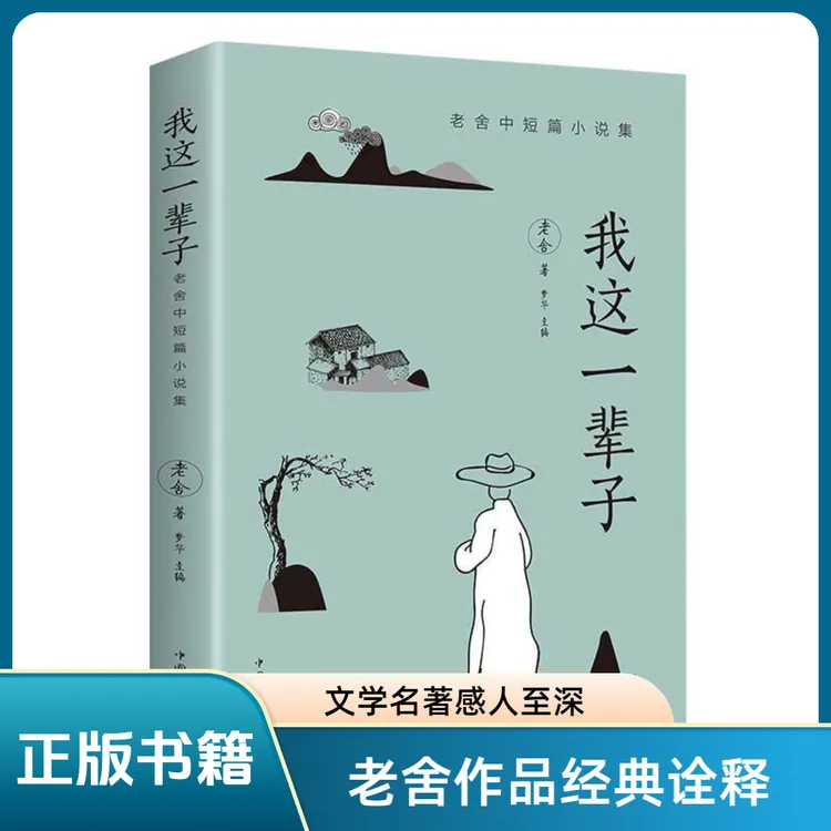 我这一辈子老舍文学书籍文学畅销书文学名著小说现代当代文学书籍
