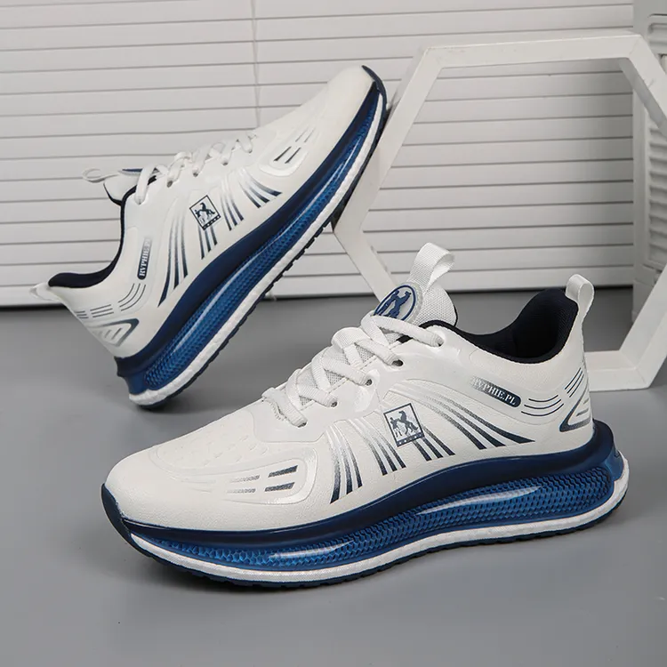 保罗专柜正品秋上新运动鞋减震百搭时尚舒适情侣皮面防水1015