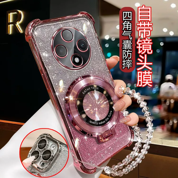 适用OPPOA3Pro曲屏手机壳镜头全包PJY110四角防摔opa3pro网红支架