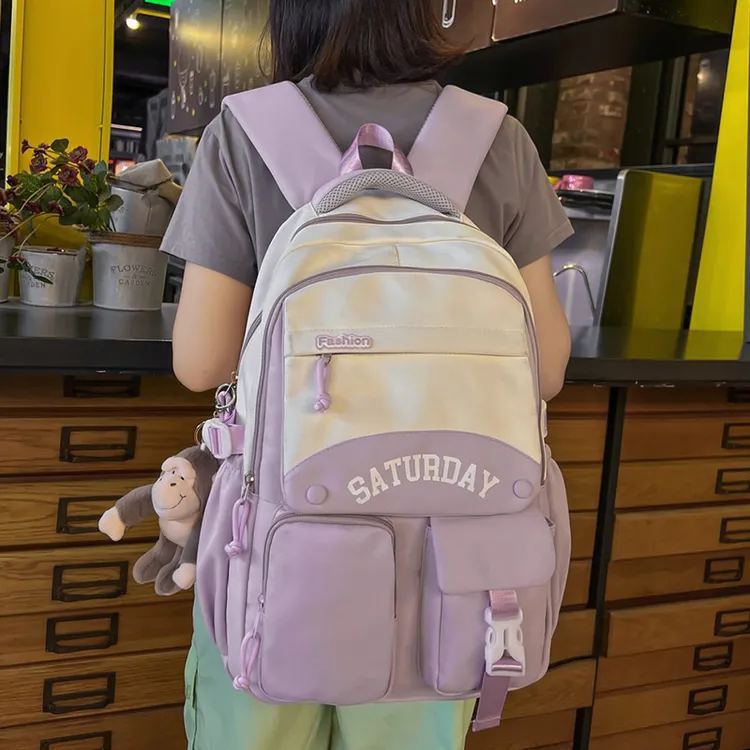 包包双肩女款买女生书包大容量书包推荐高中女学生书包初中生女孩