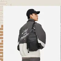 李宁反伍BADFIVE篮球系列休闲户外时尚百搭胸包ABDU095