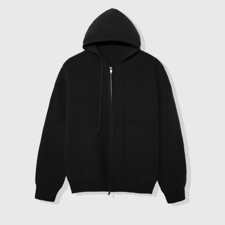 卫衣秋季男上衣男士短款时尚休闲宽松纯色带帽秋冬百搭黑色简约