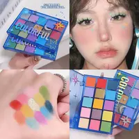 MYHO甜梦幻境十五色眼影盘珠光哑光防水不晕染粉质细腻多巴胺眼影