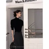 RHRN18G无缝一体 高密精纺羊毛打底衫