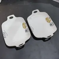 【清库福利】2只双耳正方盘家用柴米油盐A018盘子