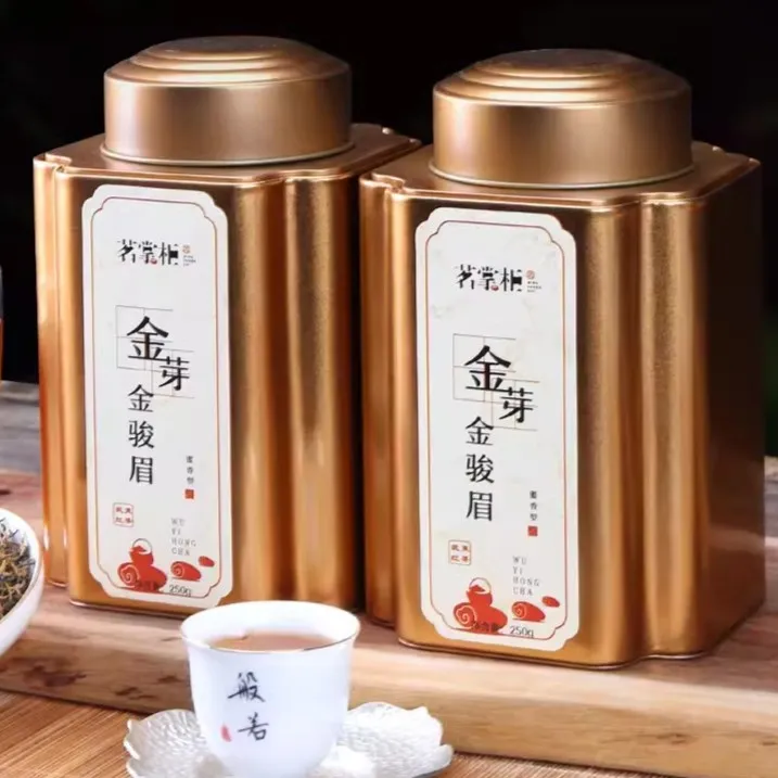 金骏眉红茶500g散装2023新茶武夷山桐木关茶叶特级黄芽罐装自饮