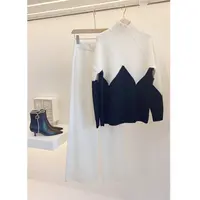 【英伦菱纹格·经典宽松撞色秋冬套头羊绒羊毛毛衣】