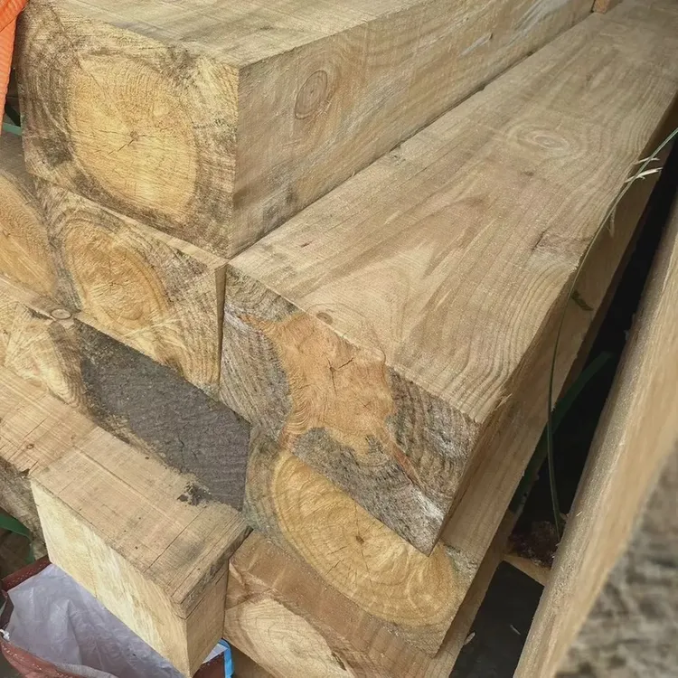 货车枕木全新松木 铁路火车轨道木 机械设备实木垫木