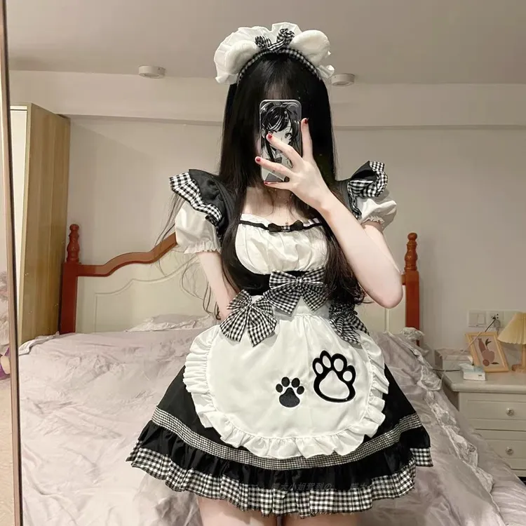 万圣节甜美女仆装cosplay服装少女洛丽塔性感JK萝莉Lolitacos服