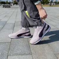 【午夜紫红】PUMA彪马德训鞋男鞋女鞋2025新款浅粉色轻便运动休闲~