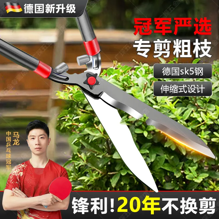 德国果树修剪刀剪树枝专用花卉修剪草坪园艺绿化大剪刀粗枝绿篱剪