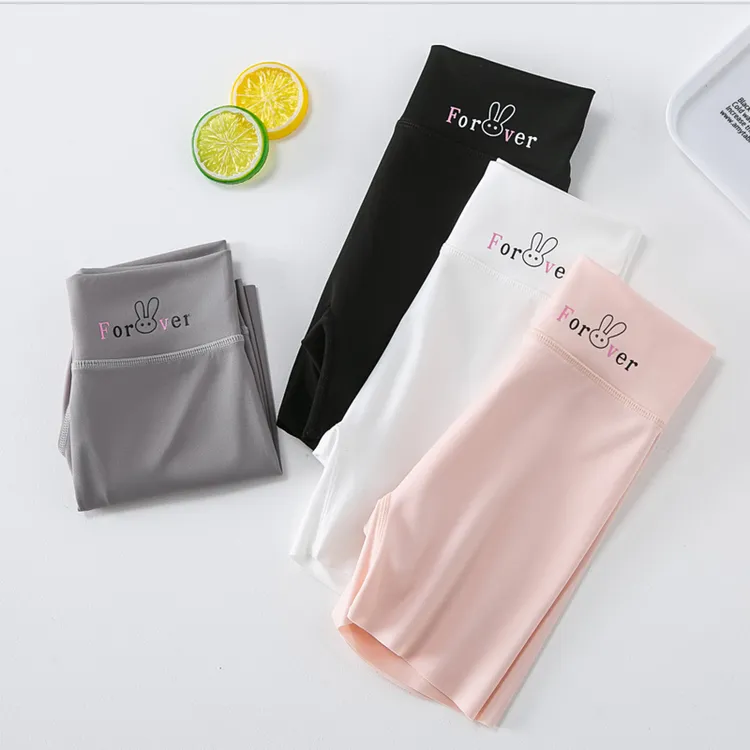 芭比夏季三分安全打底防走光无痕女童鲨鱼打底裤高腰外穿冰丝夏天