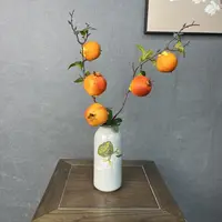 景德镇高温瓷纯手绘莲蓬桌面书桌办公桌茶桌花瓶水培绿植插鲜花