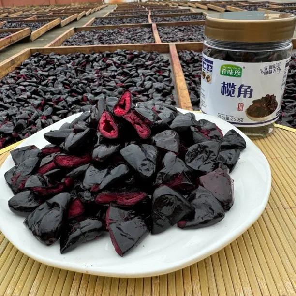 两广特产黑榄角干咸味橄榄配粥香榄角油榄角蒸排骨开罐即食配菜