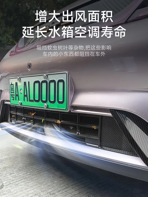 比亚迪海豚海鸥汉秦元前档卡扣式进气口防虫网无损安装防护防蚊虫