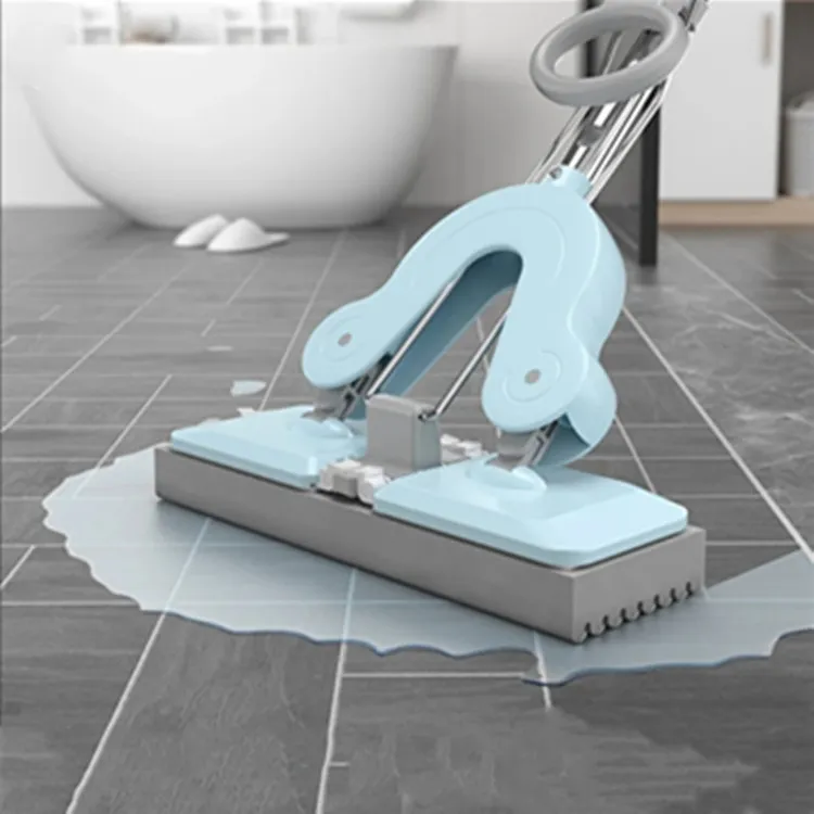 免手洗平板海绵拖把家用懒人一拖净吸水不锈钢胶棉拖地拖布替换头