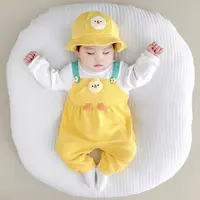 新款超萌宝宝衣服春装男女新生婴儿连体衣洋气春秋季长袖外服出