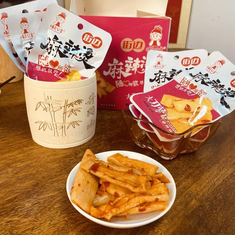 懒公主 即食香辣脆爽萝卜条！单包22g产品营养香辣味食用