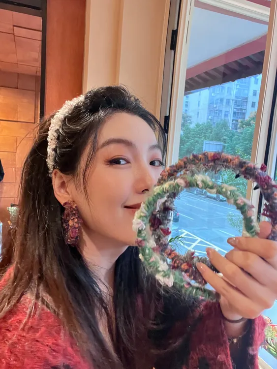 百搭毛线波浪发箍高颅顶头箍网红手工复古时尚甜美气质超仙编织