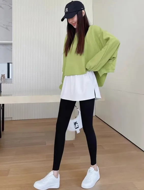 均码70-150秋冬屁帘宽松时尚百搭半身裙叠穿休闲显瘦打底神器