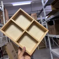 3.17【清仓】桦木实木4格干果盘