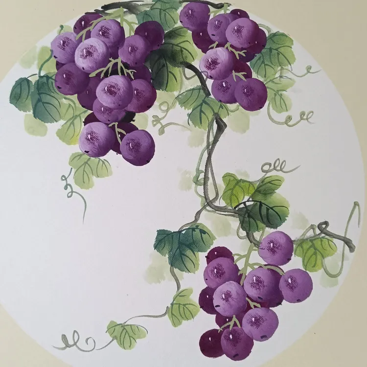 国画水果花卉、每幅33x33寸尺任选或随机