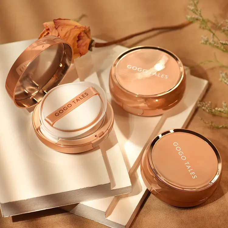 gogotales戈戈舞轻润持妆气垫霜轻薄水润粉底液BB霜带替换装GT171