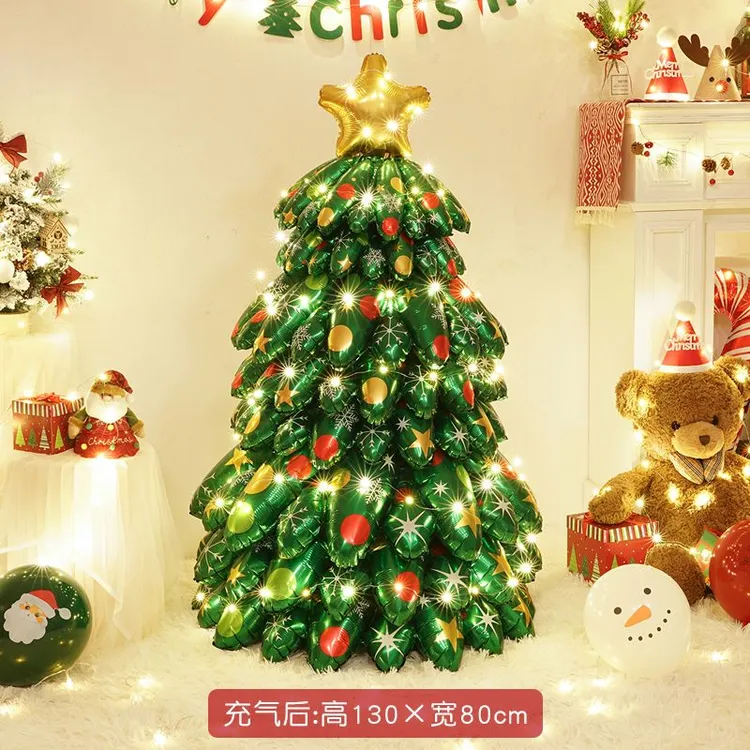 圣诞树站立家用立体气球场景氛围布置商场套餐圣诞节装饰品装饰