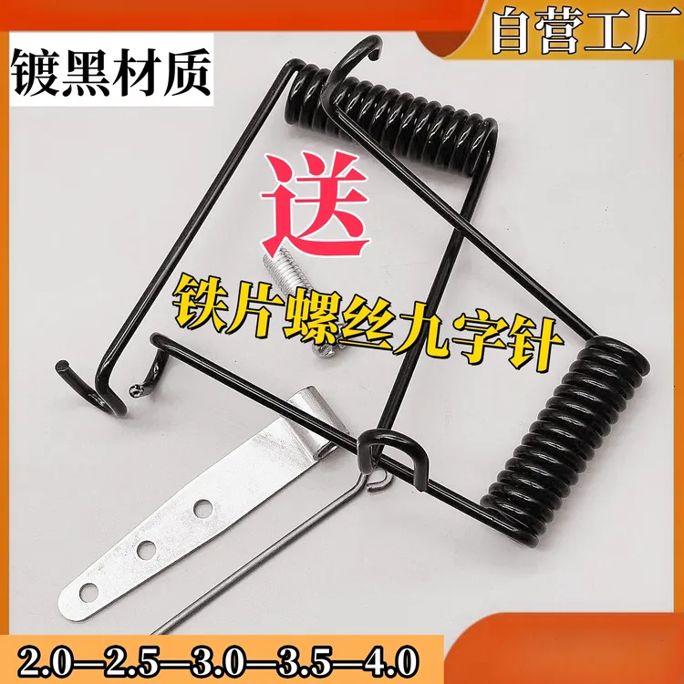弹簧扭力拍网弹簧左右双扭簧夹子旋转弹黄扭转回力弹簧配件弹彉横