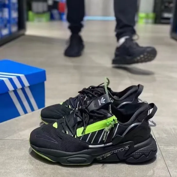 正品Adidas阿迪达斯三叶草OZWEEGOZIP男低帮复古时尚老爹鞋GZ2643