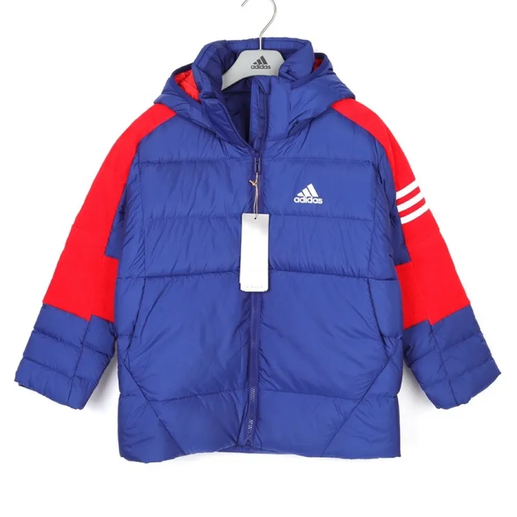 Adidas阿迪达斯儿童冬季时尚运动休闲舒适百搭保暖羽绒服H40330