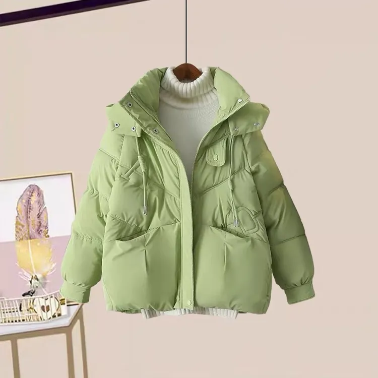 爆款棉服女冬季2024年新款小个子棉衣棉袄短款加厚爆款面包服外套