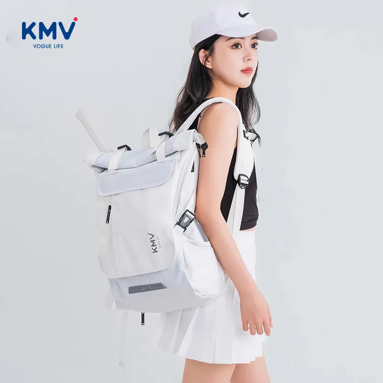 KMV羽毛球网球包运动时尚大学生双肩背包轻便男女多功能多用包
