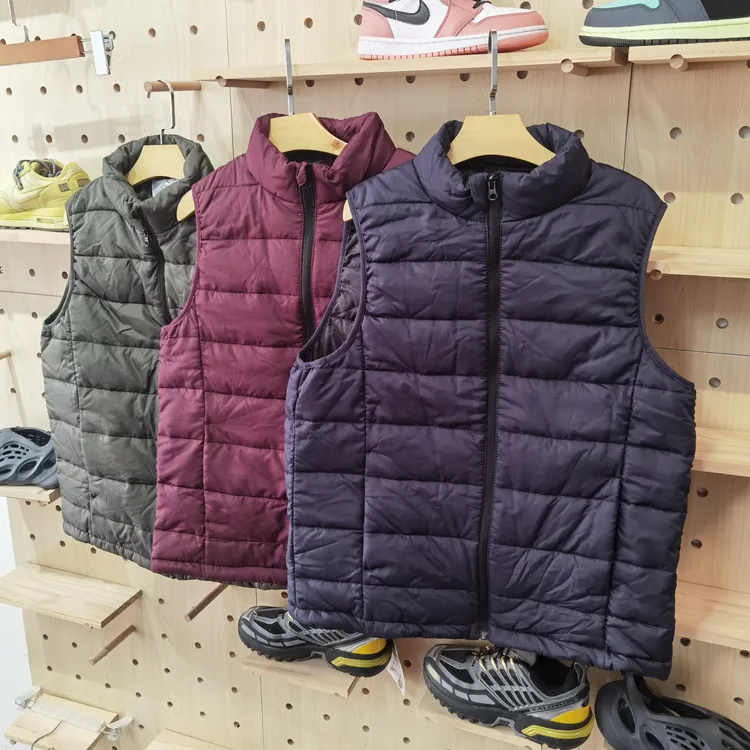 个别微瑕 宽松大码 秋冬轻便款夹棉立领保暖背心男士休闲坎肩马甲