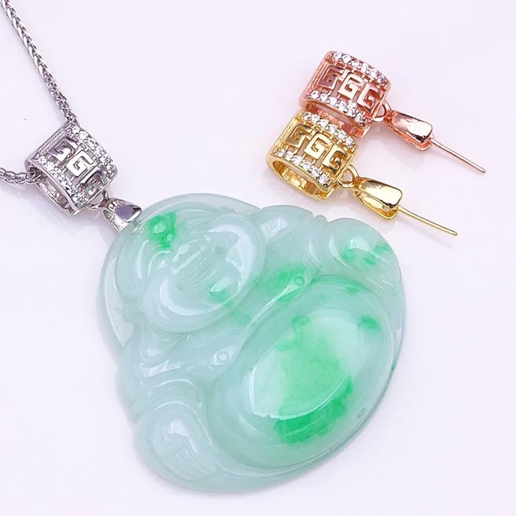 925银银制品 5mm内扣头小号佛公夹扣diy瓜子直孔夹扣时尚配件